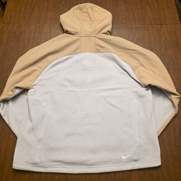 Nike ACG Wolf Tree Full-Zip Hooded Mid Layer Jacket Beige Grey HJ2458-297 Men L - Picture 3 of 6